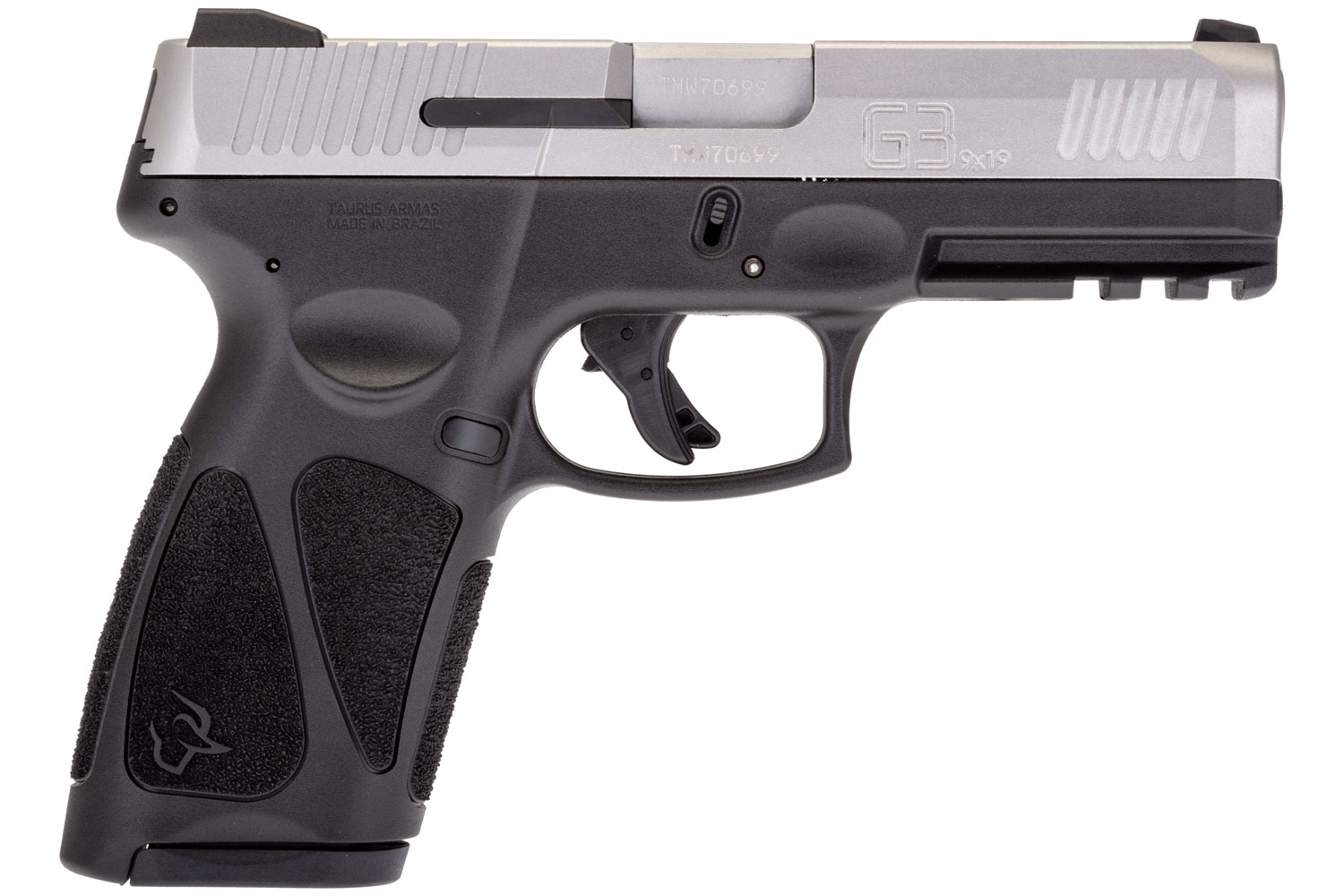 Taurus G3 9mm Pistol Stainless and Black Taurus G3 9mm Pistol Stainless and Black