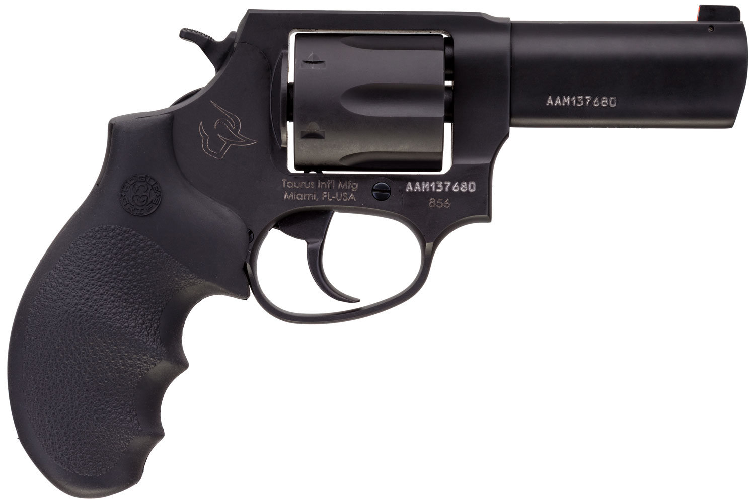 Taurus Model 856 Defender 38 Special Revolver with Hogue Grips Taurus Model 856 Defender 38 Special Revolver with Hogue Grips