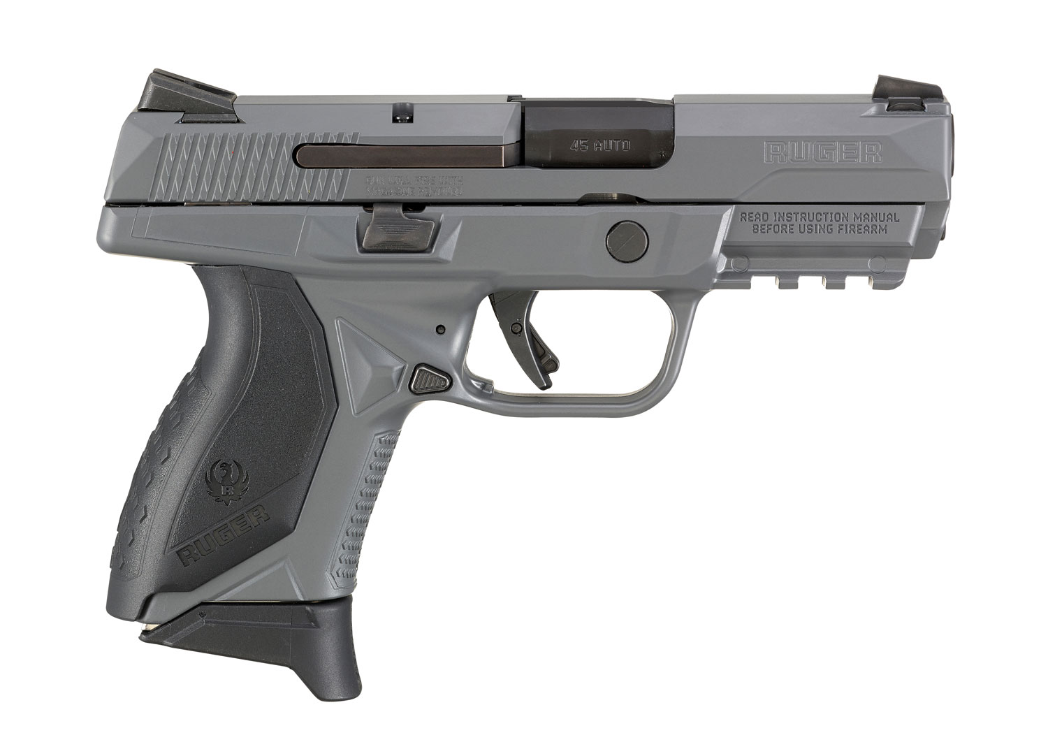 Ruger American Compact 45 ACP Pistol Grey Cerakote Ruger American Compact 45 ACP Pistol Grey Cerakote