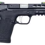 Smith & Wesson Performance Center M&P 380 Shield EZ 380 ACP Pistol with Manual Safety and Ported Barrel, Silver