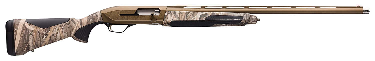 Browning Maxus II Wicked Wing Burnt Bronze Cerakote with Mossy Oak Shadow Grass 3.5" Chamber 12 Ga Shotgun 28" Barrel Browning Maxus II Wicked Wing Burnt Bronze Cerakote with Mossy Oak Shadow Grass 3.5" Chamber 12 Ga Shotgun 28" Barrel