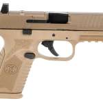 FN 509 Midsize MRD 9mm Pistol Flat Dark Earth 9mm Pistol, Optics Ready, No Manual Safety