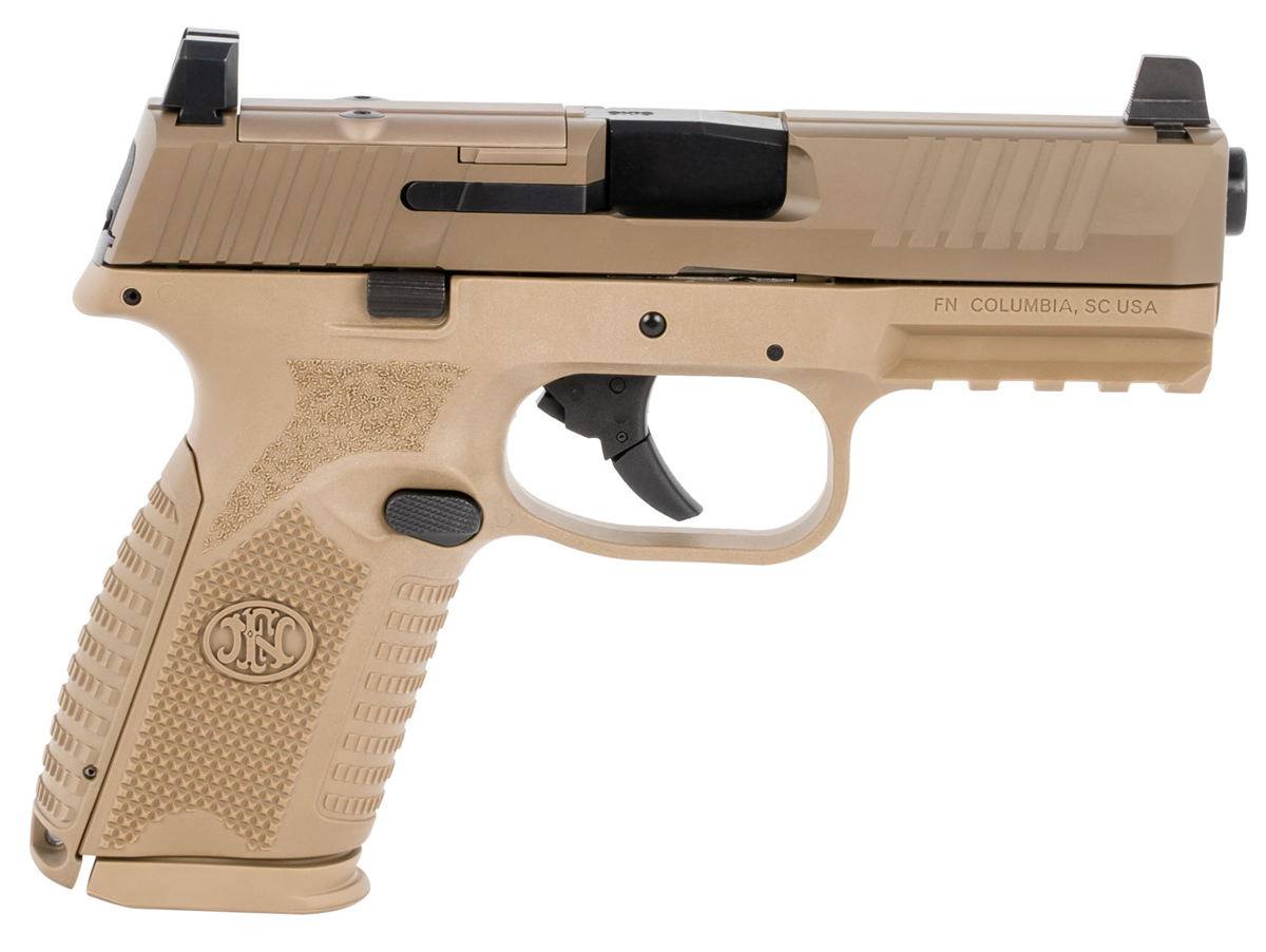FN 509 Midsize MRD 9mm Pistol Flat Dark Earth 9mm Pistol, Optics Ready, No Manual Safety FN 509 Midsize MRD 9mm Pistol Flat Dark Earth 9mm Pistol, Optics Ready, No Manual Safety