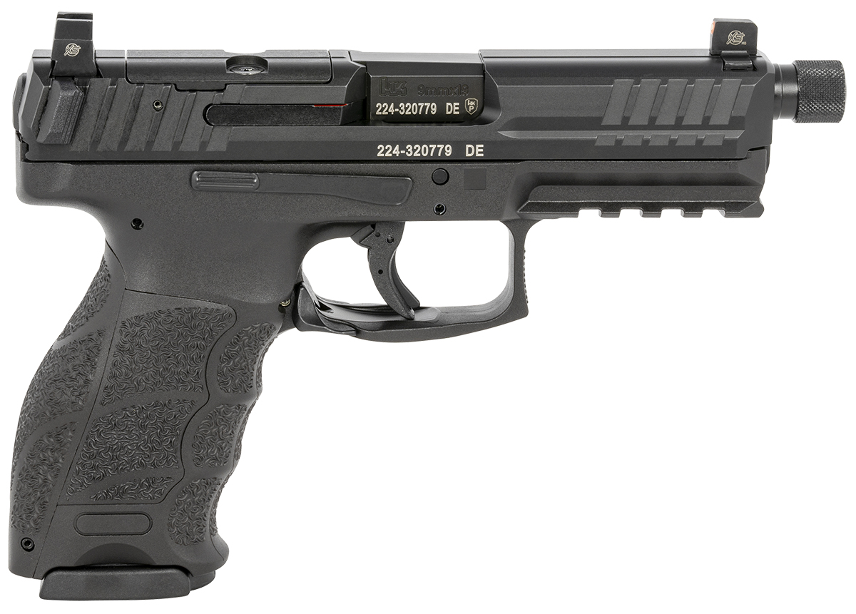 Heckler & Koch VP9 Tactical OR Optics Ready 9mm Pistol with Threaded Barrel, Suppressor Height Sights and Three 10 Round Magazines Heckler & Koch VP9 Tactical OR Optics Ready 9mm Pistol with Threaded Barrel, Suppressor Height Sights and Three 10 Round Magazines
