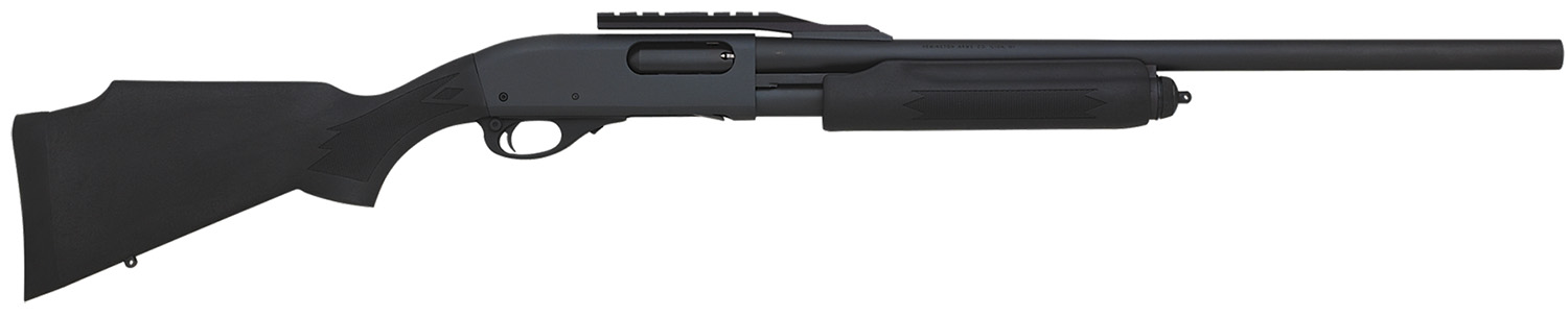 Remington 870 12 Ga Shotgun with Rifled 23" Barrel and Cantilever Scope Mount Remington 870 12 Ga Shotgun with Rifled 23" Barrel and Cantilever Scope Mount