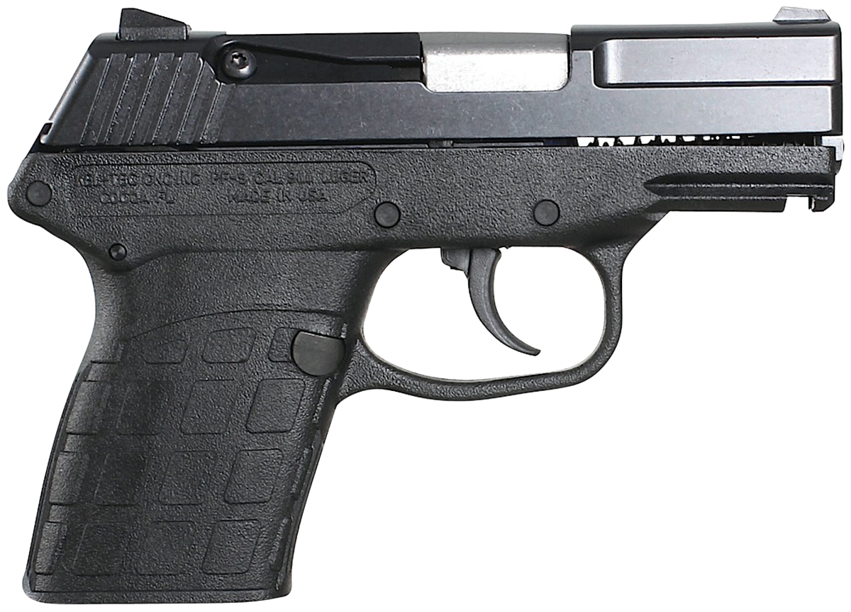 Kel-Tec PF-9 Black Frame 9mm Pistol, Blued Kel-Tec PF-9 Black Frame 9mm Pistol, Blued