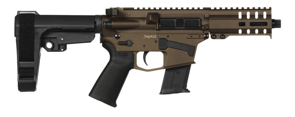 CMMG Banshee 300 Mk57 5.7x28mm Pistol Midnight Bronze Cerakote CMMG Banshee 300 Mk57 5.7x28mm Pistol Midnight Bronze Cerakote