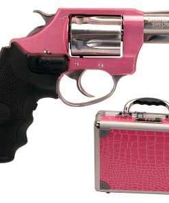 Charter Arms Chic Lady 38 Special Revolver with Crimson Trace Laser Grip and Pink Case