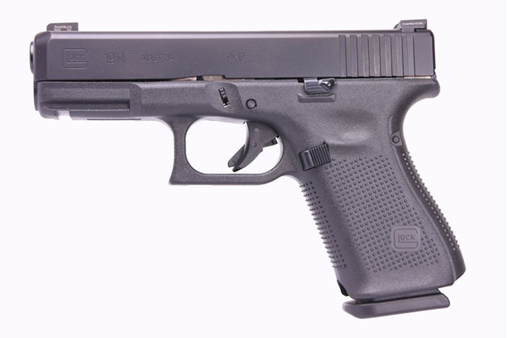 Glock 19M 9mm Pistol with Ameriglo Sights Glock 19M 9mm Pistol with Ameriglo Sights