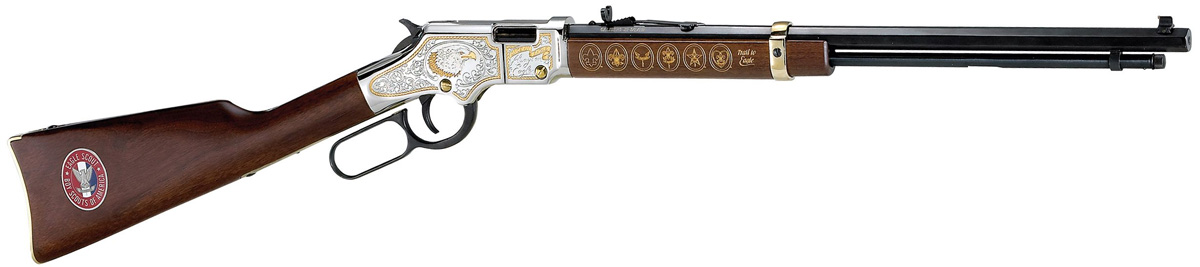 Henry Golden Boy "Eagle Scout Tribute" 22LR Rifle 20" Octagonal Barrel Henry Golden Boy "Eagle Scout Tribute" 22LR Rifle 20" Octagonal Barrel