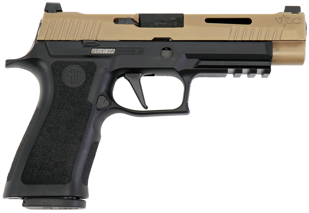 Sig Sauer P320 X-Series V-TAC FDE 9mm Pistol with Three Magazines Sig Sauer P320 X-Series V-TAC FDE 9mm Pistol with Three Magazines
