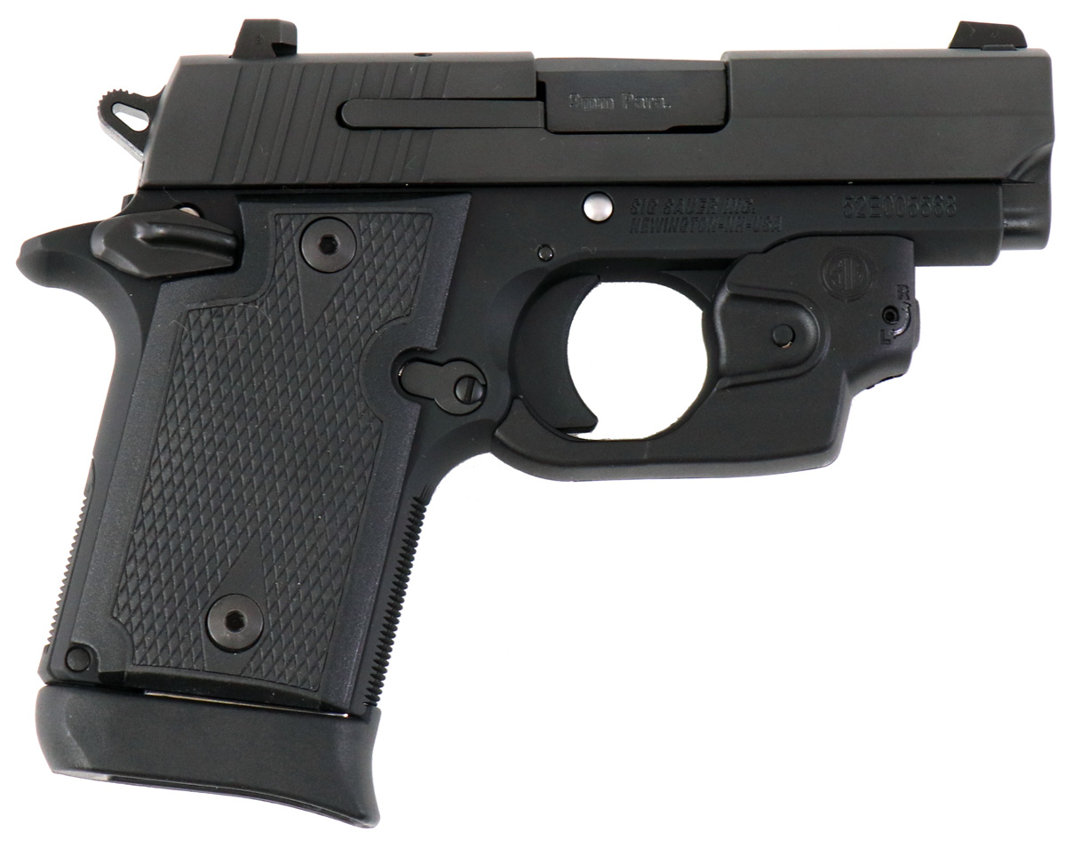Sig Sauer P938 9mm Pistol Ambi Safety with Laser Sig Sauer P938 9mm Pistol Ambi Safety with Laser