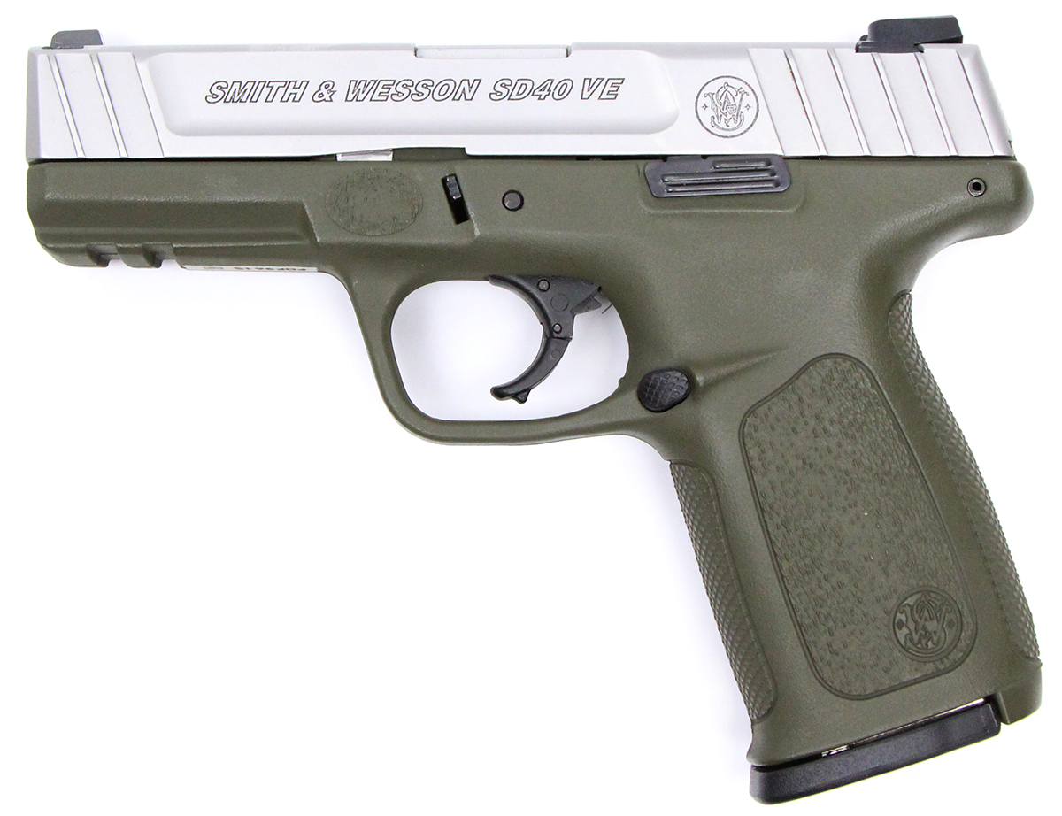 Smith & Wesson SD40 VE OD Green Edition 40 S&W Pistol - Hyatt Custom Smith & Wesson SD40 VE OD Green Edition 40 S&W Pistol - Hyatt Custom