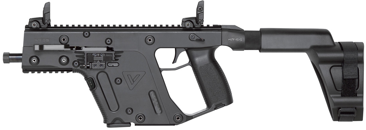 Kriss Vector Gen II SDP 9mm Pistol with SB Tactical Arm Brace Kriss Vector Gen II SDP 9mm Pistol with SB Tactical Arm Brace