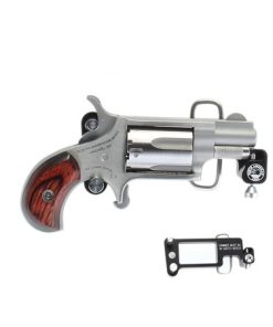 NAA Skeleton Belt Buckle 22 Mag Revolver