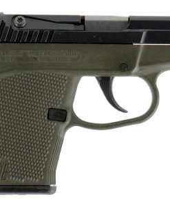 Kel-Tec P3AT Green Frame 380 ACP Pistol, Blued