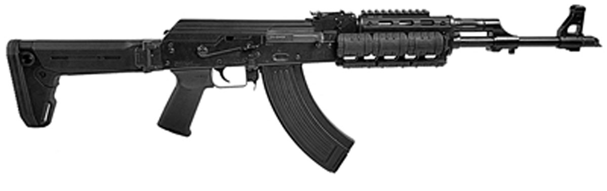 Zastava ZPAP M70 7.62x39 Rifle with Magpul Furniture and Quad Rail Zastava ZPAP M70 7.62x39 Rifle with Magpul Furniture and Quad Rail