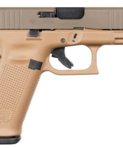 Glock 45 Gen5 Apollo Custom Cerakote Dark Earth and Patriot Brown 9mm Pistol