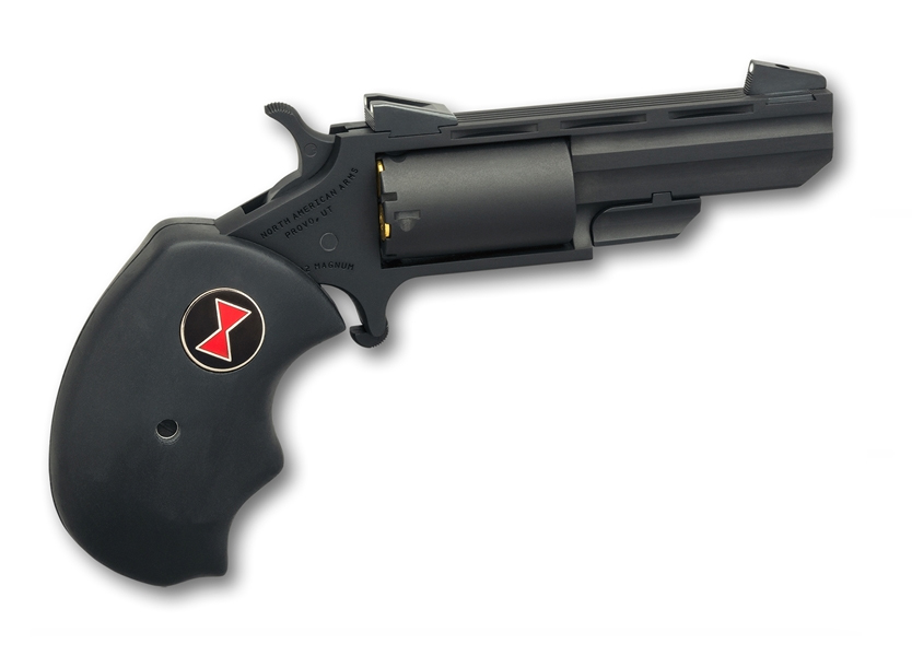 NAA Black Widow Combo PVD Black 22 Mag Revolver NAA Black Widow Combo PVD Black 22 Mag Revolver