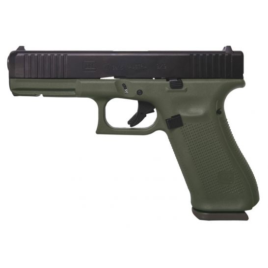 Glock 17 Gen 5 Battlefield Green 9mm Pistol Glock 17 Gen 5 Battlefield Green 9mm Pistol