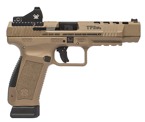 Century International Arms Canik TP9SFX Flat Dark Earth 9mm Pistol with Vortex Viper Red Dot Century International Arms Canik TP9SFX Flat Dark Earth 9mm Pistol with Vortex Viper Red Dot