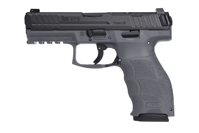 Heckler & Koch VP9 Optics Ready 9mm Pistol with Grey Frame Heckler & Koch VP9 Optics Ready 9mm Pistol with Grey Frame