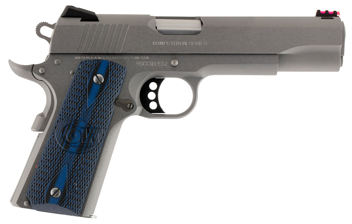 Colt 1911 Competition Government Stainless Model 9mm Pistol Colt 1911 Competition Government Stainless Model 9mm Pistol