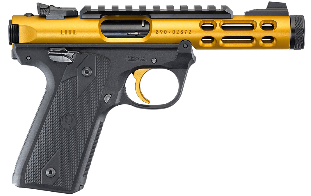 Ruger Mark IV 22/45 Lite Gold 22LR Pistol Ruger Mark IV 22/45 Lite Gold 22LR Pistol