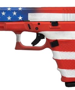 Glock 19 Gen4 9mm Pistol USA American Flag Edition