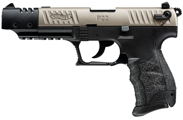 Walther P22 Target Nickel 22LR Pistol Walther P22 Target Nickel 22LR Pistol