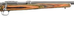 Ruger 77/22 Rifle in 22 Hornet, Green Mountain Laminated Stock, Target Gray Stainless, 24" Barrel