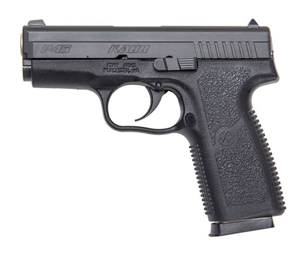 Kahr P45 45 ACP Pistol Night Sights Black Finish Kahr P45 45 ACP Pistol Night Sights Black Finish