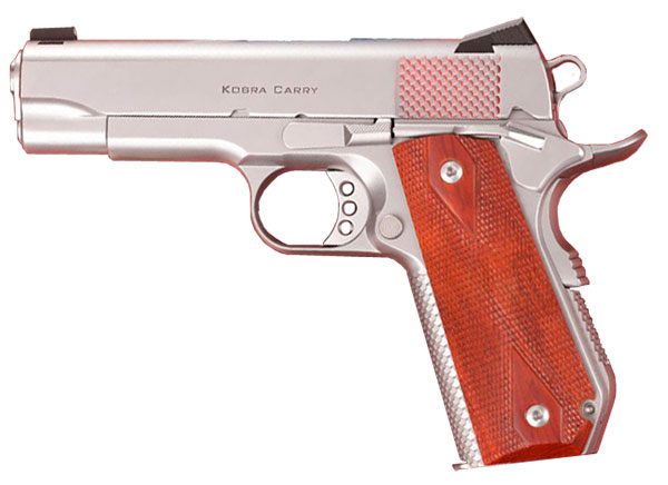 Ed Brown Kobra Carry Stainless Bobtail 1911 45 ACP Pistol Ed Brown Kobra Carry Stainless Bobtail 1911 45 ACP Pistol
