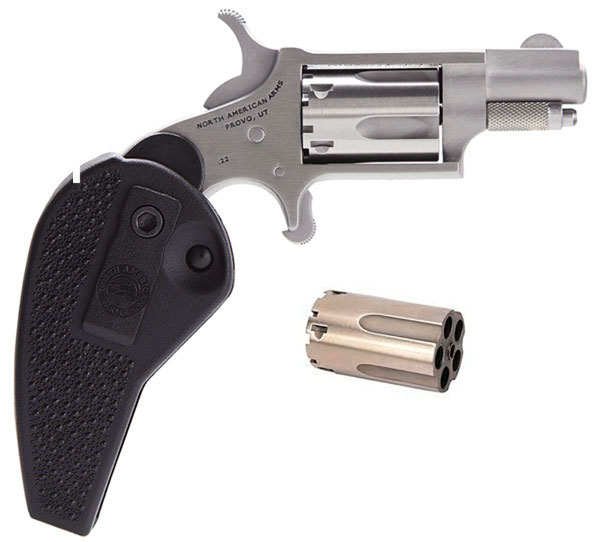 NAA 22LR/22 Mag Combo Mini Revolver 1-5/8" Barrel Holster Grip NAA 22LR/22 Mag Combo Mini Revolver 1-5/8" Barrel Holster Grip