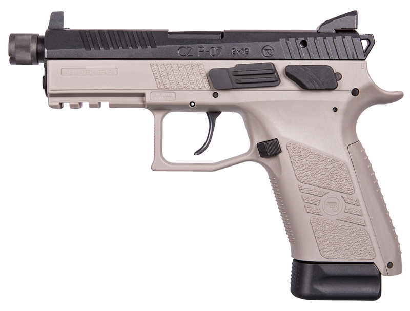 CZ P07 Urban Grey Threaded Barrel 9mm Pistol CZ P07 Urban Grey Threaded Barrel 9mm Pistol
