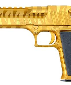 Magnum Research Desert Eagle Mark XIX MK19 Pistol 44 Mag, 6", Titanium Gold Finish, Tiger Stripes