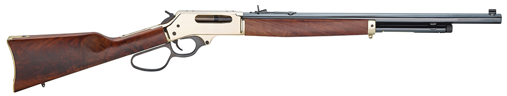 Henry Lever Action 45-70 Rifle Brass Receiver 22" Octagon Barrel Henry Lever Action 45-70 Rifle Brass Receiver 22" Octagon Barrel