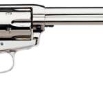 Uberti 1873 Cattleman Nickel 45 Long Colt Revolver 5.5" Barrel
