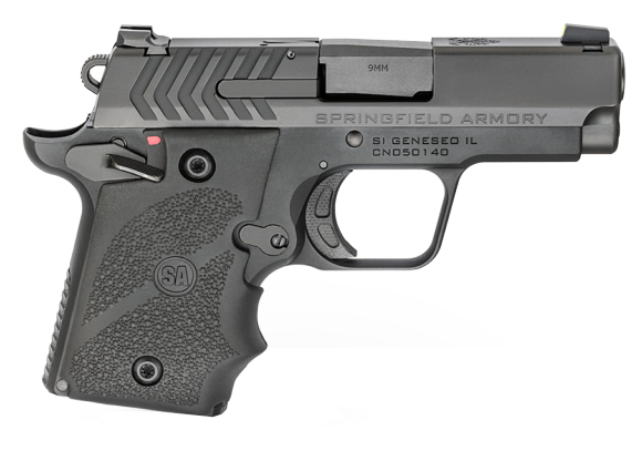Springfield Armory 911 9mm Pistol 3" Barrel Black with Hogue Grips Springfield Armory 911 9mm Pistol 3" Barrel Black with Hogue Grips