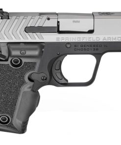 Springfield Armory 911 9mm Pistol 3" Barrel Stainless with Green Laser Viridian Grips