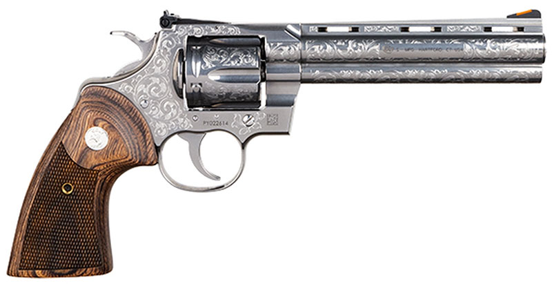 Colt Python Engraved 357 Mag Revolver 6" Barrel Colt Python Engraved 357 Mag Revolver 6" Barrel