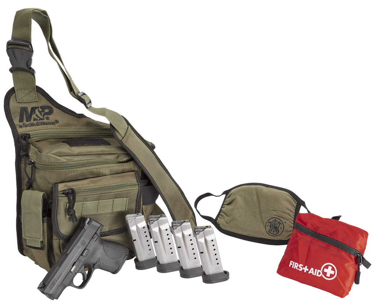 Smith & Wesson M&P Shield 9mm Pistol Bug Out Bag Combo Smith & Wesson M&P Shield 9mm Pistol Bug Out Bag Combo