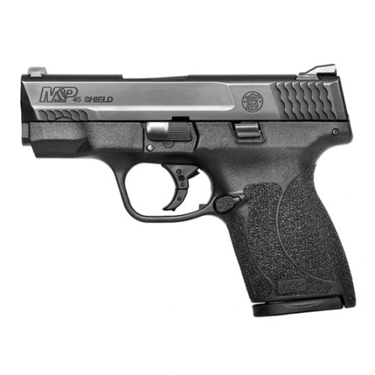 S&W M&P45 Shield .45 ACP Pistol w/o Thumb Safety, Black - 11531 S&W M&P45 Shield .45 ACP Pistol w/o Thumb Safety
