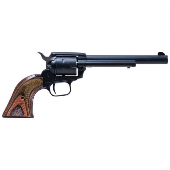 Heritage Manufacturing Rough Rider 6.5" .22lr/.22 Mag Small Bore Revolver, Black Satin - RR22MBS6 Heritage Manufacturing Rough Rider 6.5" .22lr/.22 Mag Small Bore Revolver