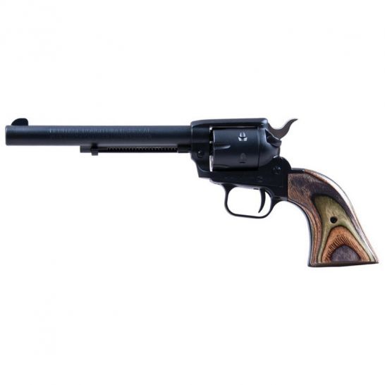 Heritage Manufacturing Rough Rider 6.5" .22lr/.22 Mag Small Bore Revolver, Black Satin - RR22MBS6 Black Satin - RR22MBS6