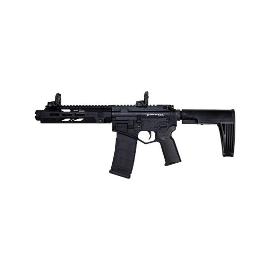 Diamondback Firearms DB15 7" 5.56 AR Pistol w/ MBUS Sight, Blk - DB15PDS7B Blk - DB15PDS7B