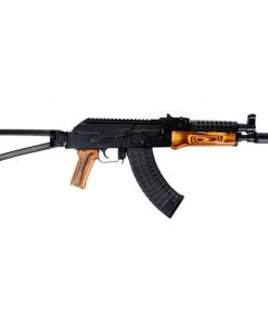 PSA AK-P Nutmeg Wood Triangle Side Folding Pistol with Cheese Grater Upper Handguard
