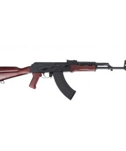 PSAK-47 GF3 Forged Red Wood Rifle With Cheese Grater Upper Handguard