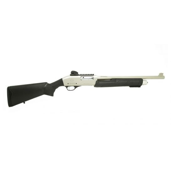 Black Aces Tactical Pro Series X 12 Gauge Pump Action Shotgun, Silver - BATPSXPSN Black Aces Tactical Pro Series X 12 Gauge Pump Action Shotgun