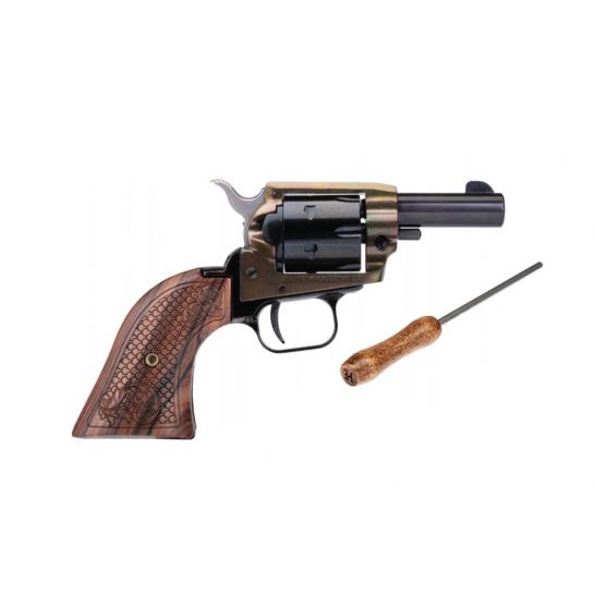 Heritage Rough Rider Barkeep 2" .22LR Revolver, Scroll Wood Grips - BK22CH2WBRN10 Heritage Rough Rider Barkeep 2" .22LR Revolver